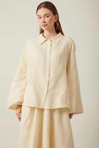 Shirt Collar Muslin Set Stone - 3