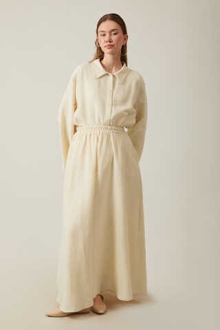 Shirt Collar Muslin Set Stone - 8