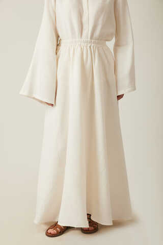 Shirt Collar Muslin Set White - 5