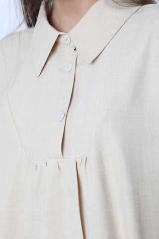 Shirt Collar Suit Cream - 5