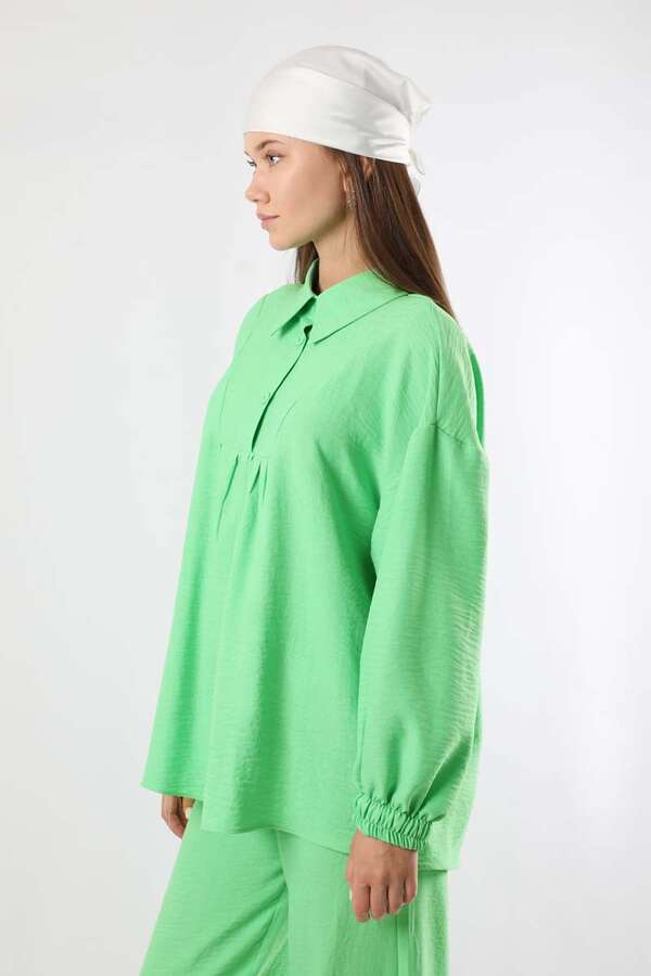 Shirt Collar Suit Green - 2