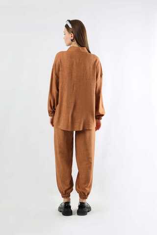 Shirt Collar Suit Tan - 5