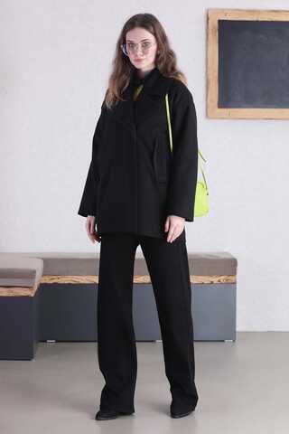 Short Cachet Coat Black - 5