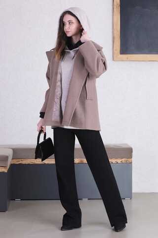 Short Cachet Coat Dark Mink - 2