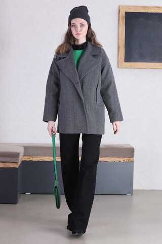 Short Cachet Coat Grey - 1