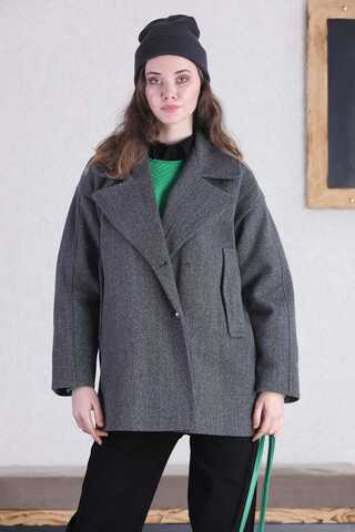 Short Cachet Coat Grey - 5