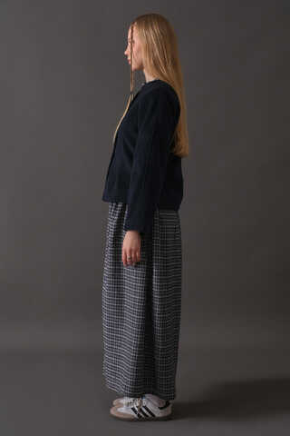 Short Jacket with Dart Detail Navy - 11