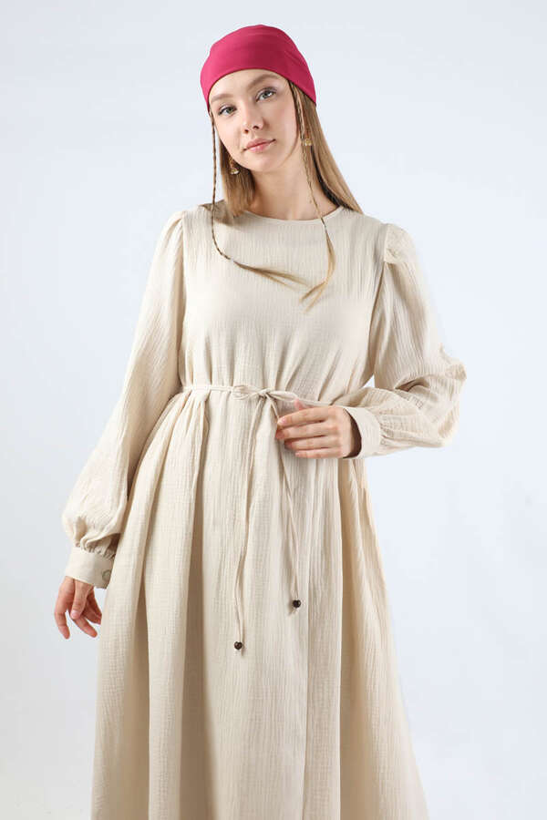 Side Gathered Dress Stone - 2