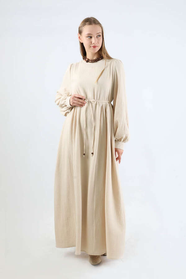 Side Gathered Dress Stone - 3