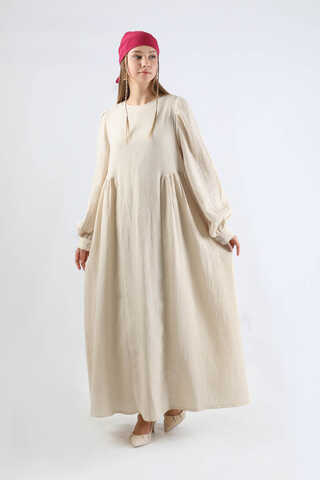 Side Gathered Dress Stone - 4