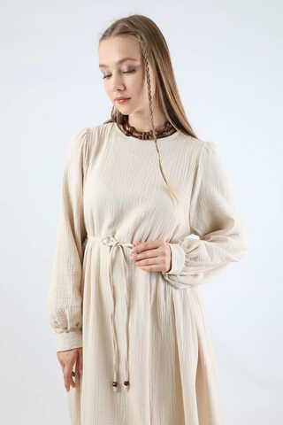 Side Gathered Dress Stone - 5