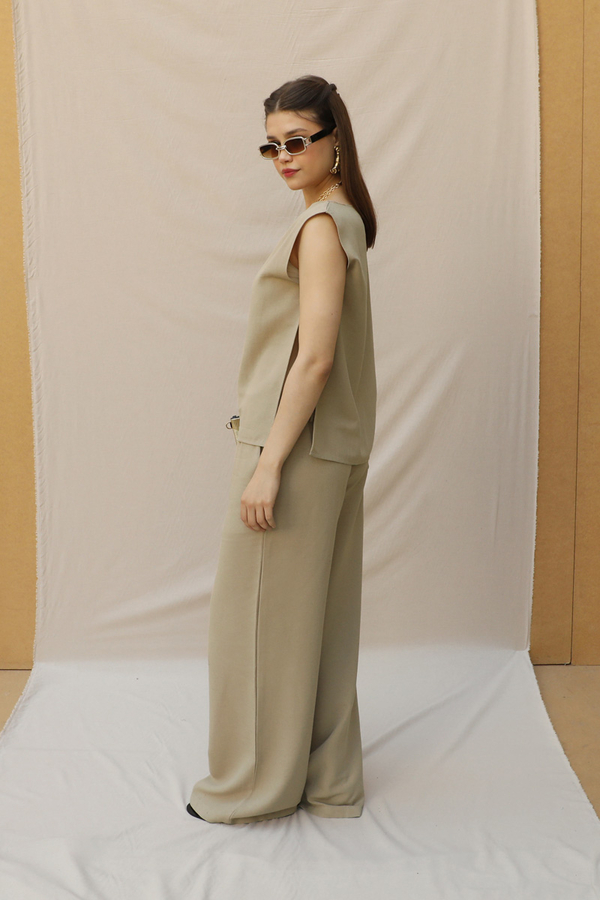 Sıfır Kol İkili Takım Camel - 5