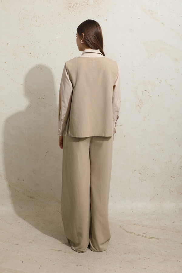 Sıfır Kol İkili Takım Camel - 8