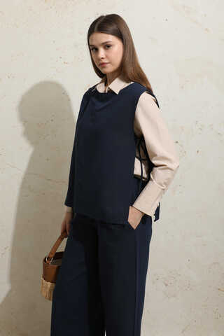 Sıfır Kol İkili Takım Lacivert - 7