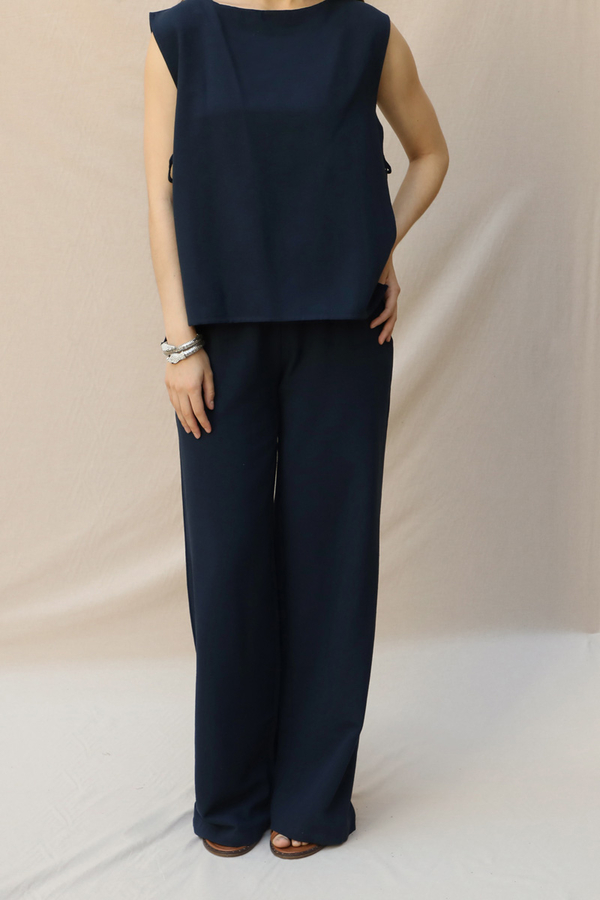 Sıfır Kol İkili Takım Lacivert - 5