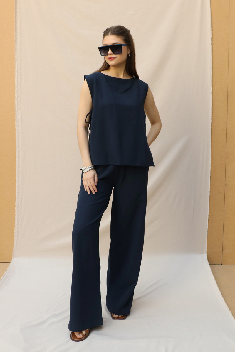 Sıfır Kol İkili Takım Lacivert