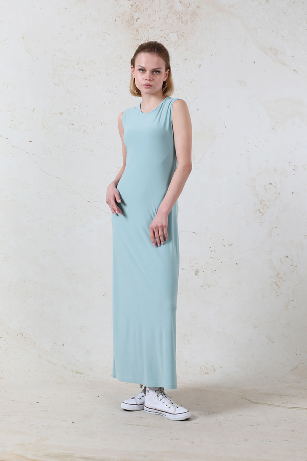 Likralı İç Elbise Bebe Mavisi - 4