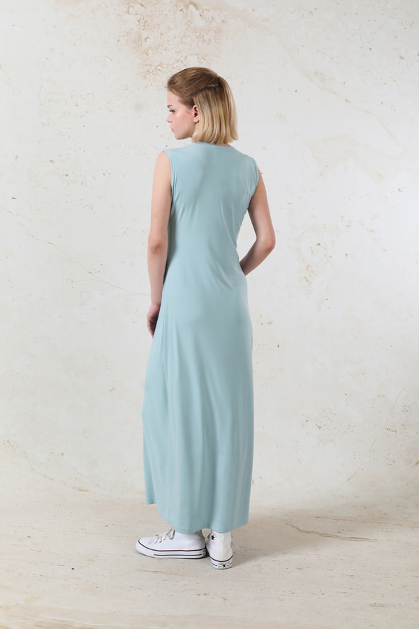 Likralı İç Elbise Bebe Mavisi - 7