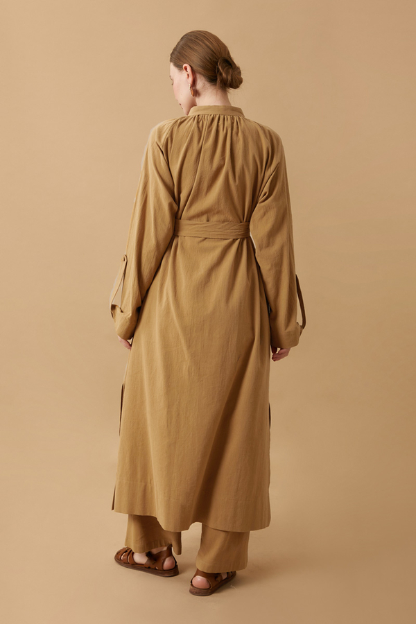 Şile Bezi Tunik Takım Camel - 17