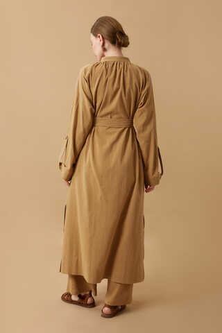 Şile Bezi Tunik Takım Camel - 17