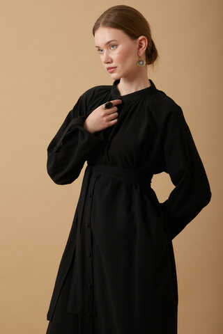 Şile Cloth Tunic Set Black - 2