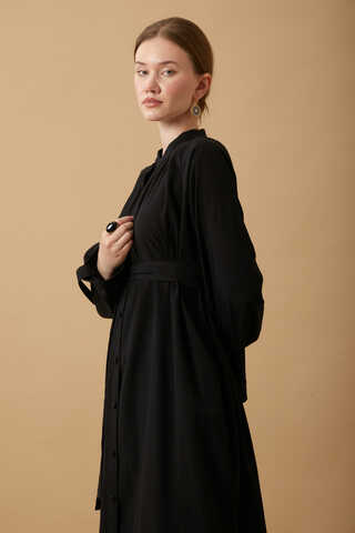 Şile Cloth Tunic Set Black - 7
