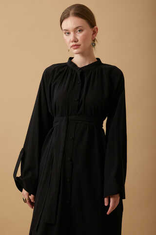 Şile Cloth Tunic Set Black - 5