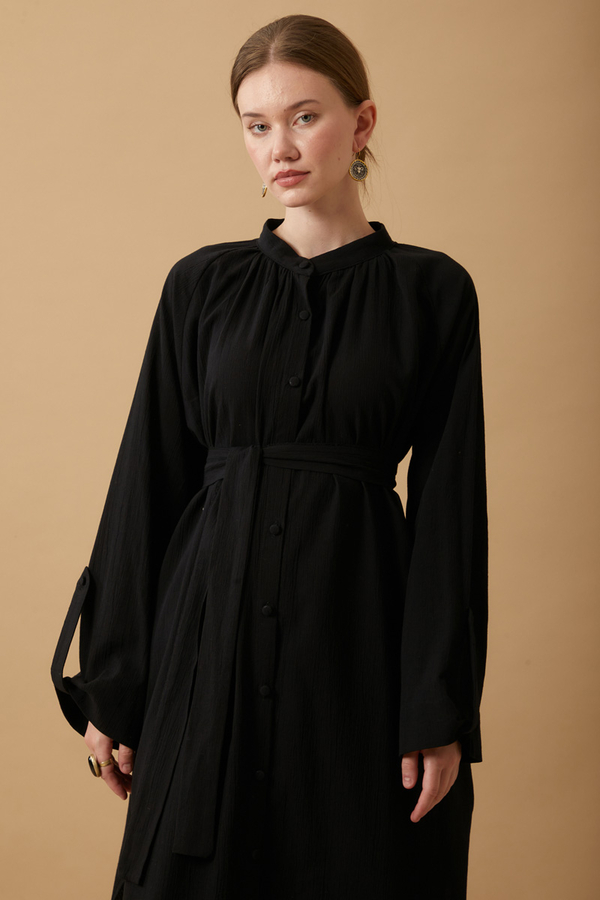 Şile Cloth Tunic Set Black - 5