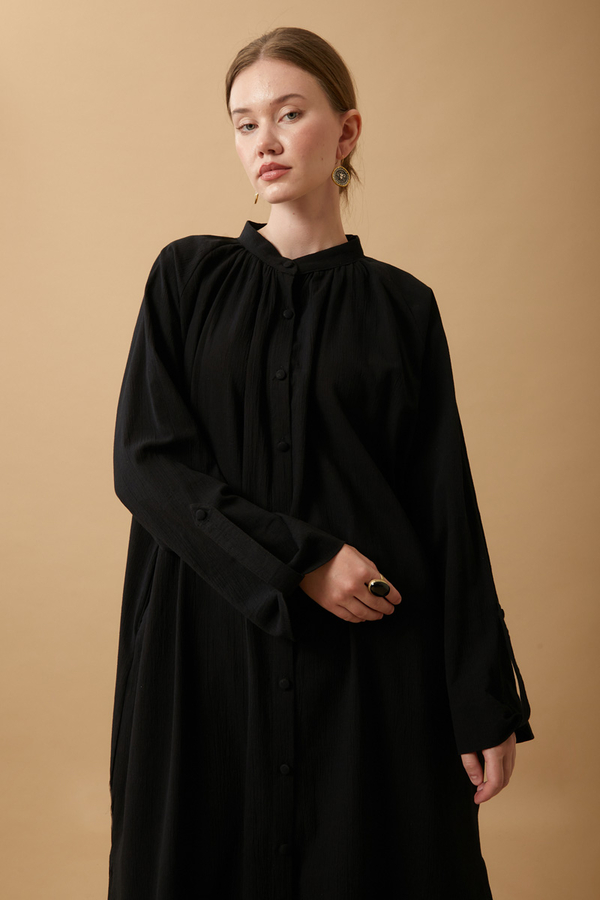 Şile Cloth Tunic Set Black - 10