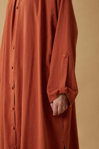 Şile Cloth Tunic Set Brick - 4