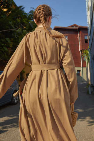 Şile Cloth Tunic Set Camel - 7