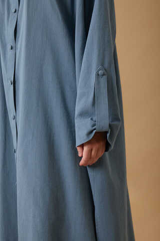 Şile Cloth Tunic Set Indigo - 20