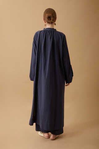Şile Cloth Tunic Set Navy - 11