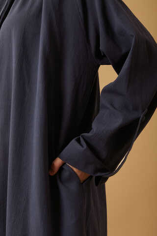 Şile Cloth Tunic Set Navy - 9