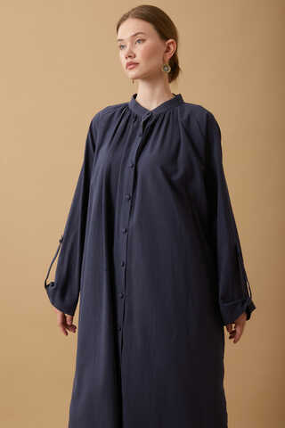 Şile Cloth Tunic Set Navy - 10