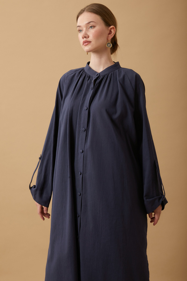 Şile Cloth Tunic Set Navy - 10