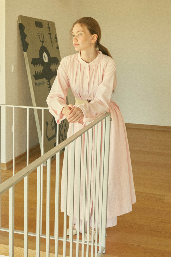 Şile Cloth Tunic Set Powder - 18