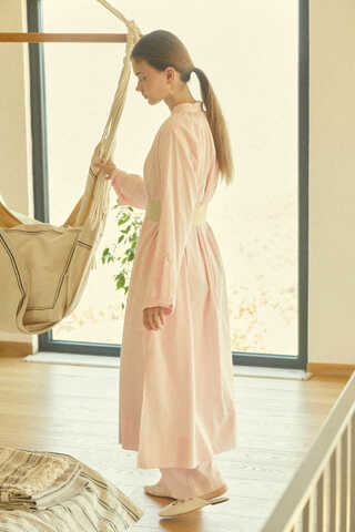 Şile Cloth Tunic Set Powder - 17