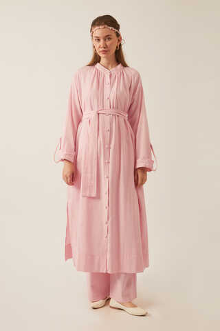 Şile Cloth Tunic Set Powder - 12