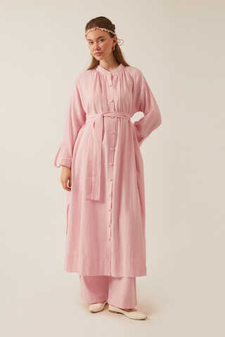 Şile Cloth Tunic Set Powder - 11