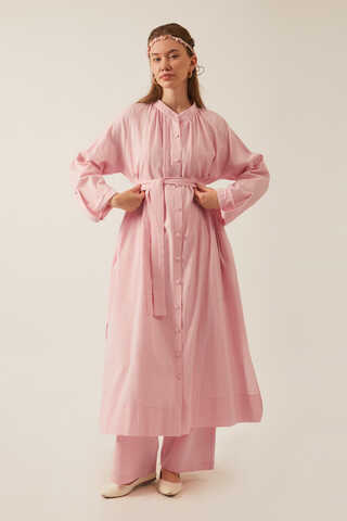 Şile Cloth Tunic Set Powder - 8