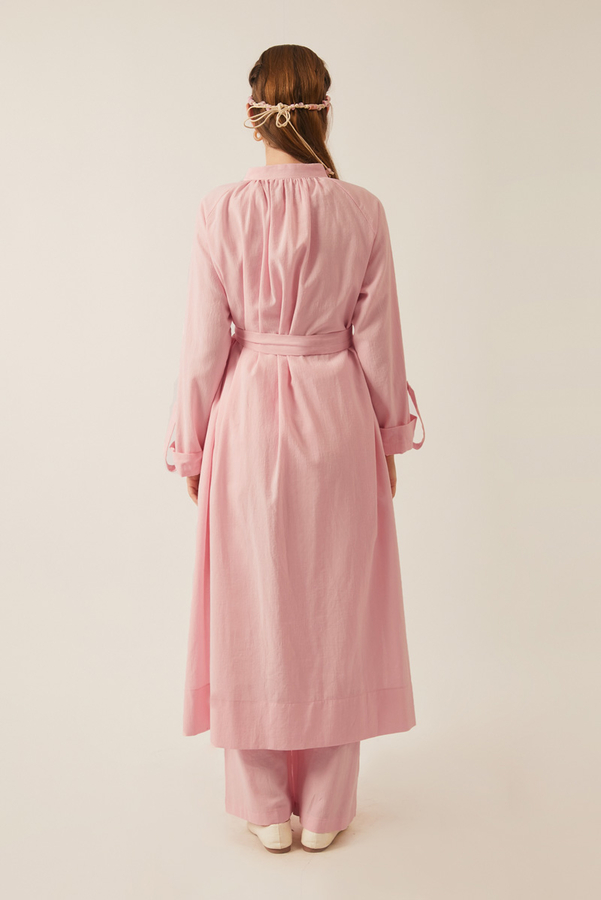 Şile Cloth Tunic Set Powder - 13