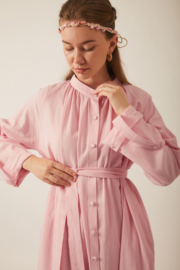 Şile Cloth Tunic Set Powder - 10