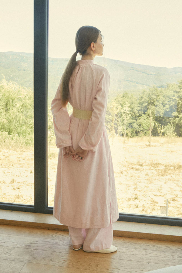 Şile Cloth Tunic Set Powder - 20