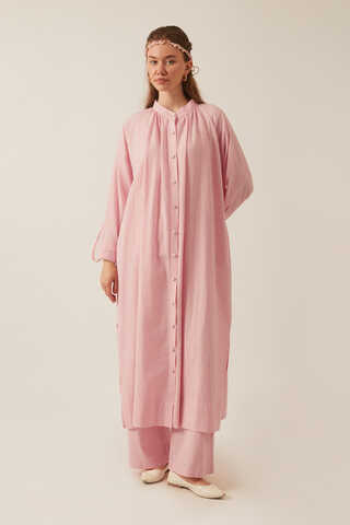 Şile Cloth Tunic Set Powder - 4