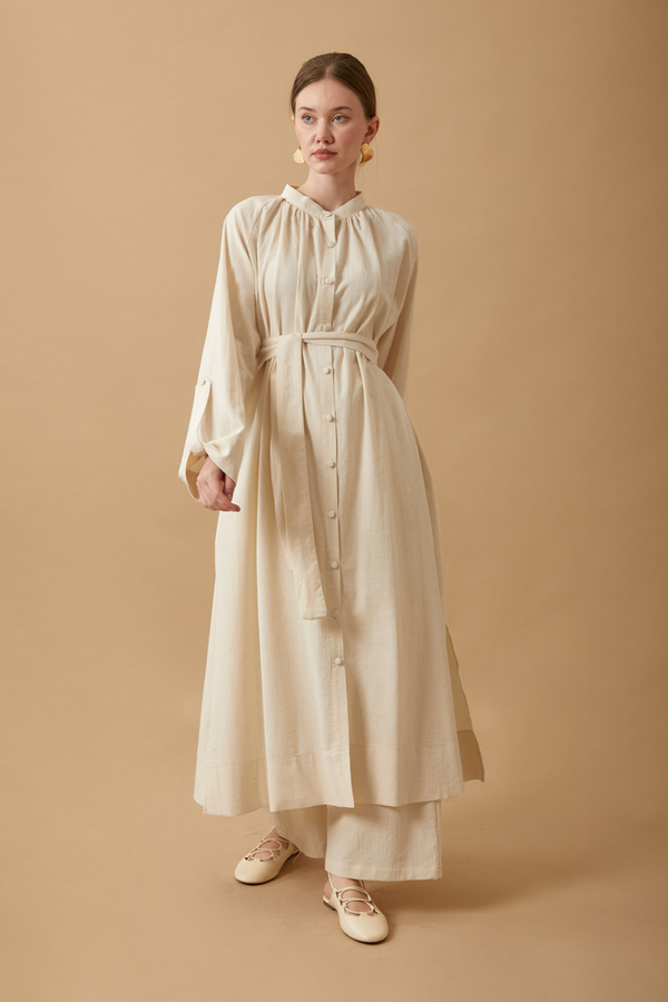 Şile Cloth Tunic Set Stone - 3