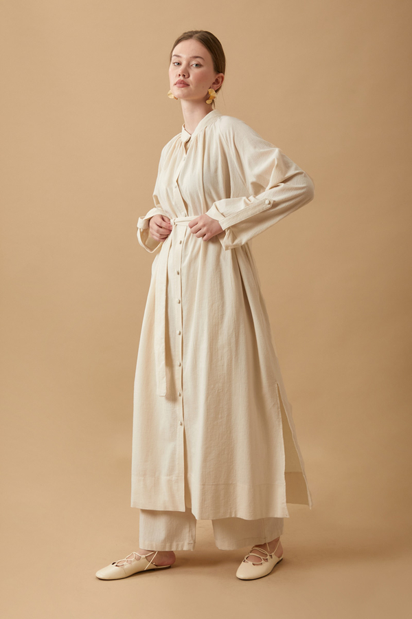 Şile Cloth Tunic Set Stone - 4