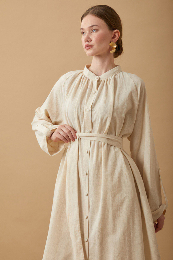 Şile Cloth Tunic Set Stone - 1