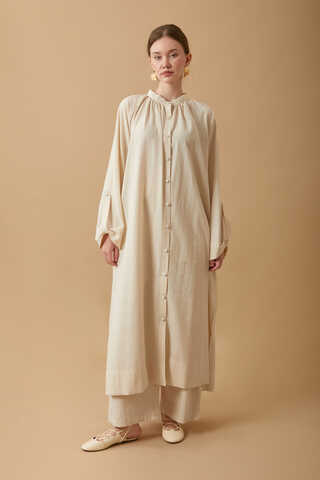 Şile Cloth Tunic Set Stone - 8