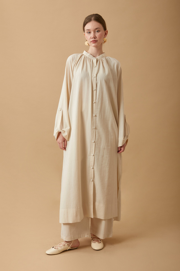 Şile Cloth Tunic Set Stone - 8